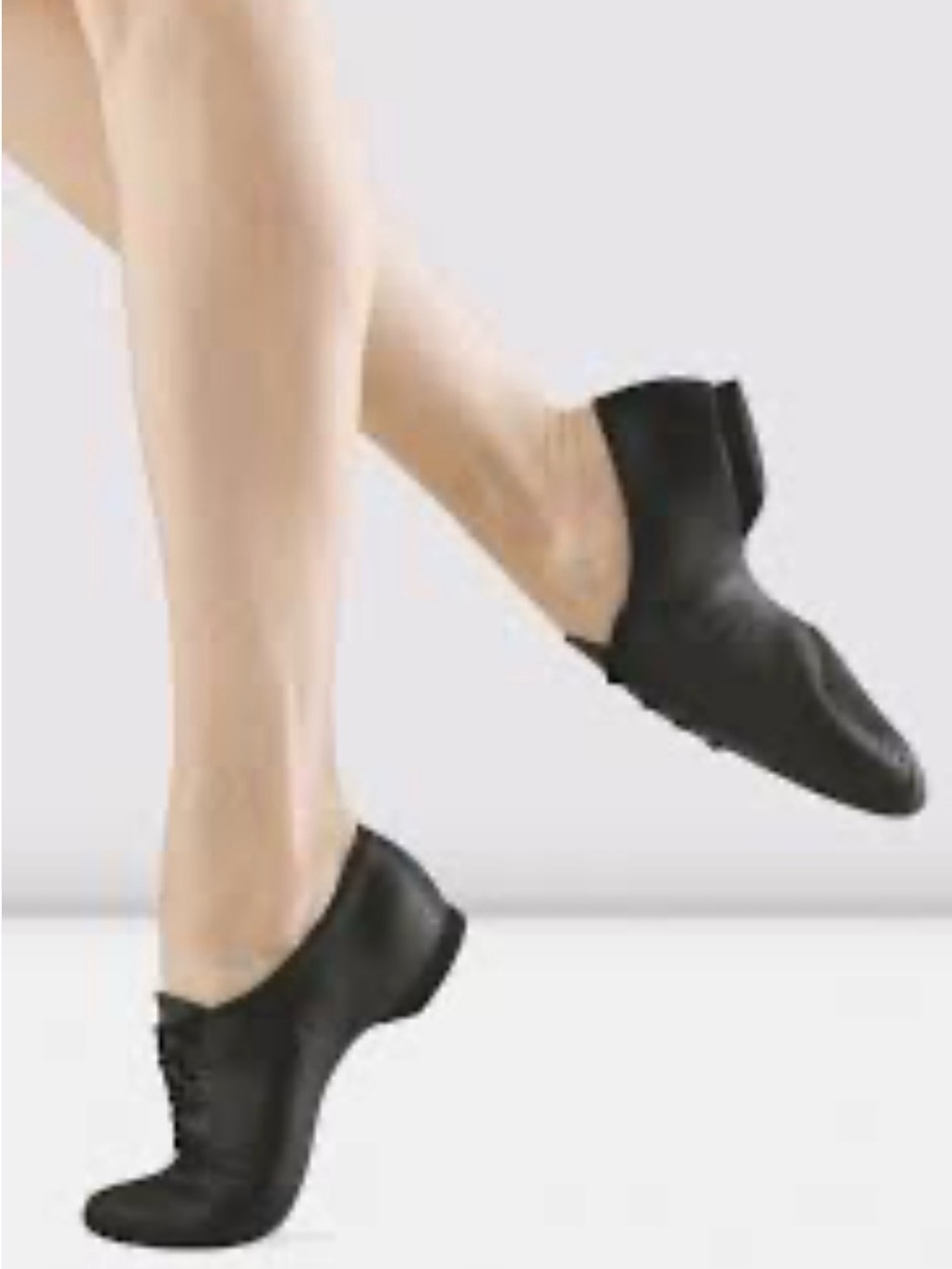Bloch Jazzsoft Splt sole New Sz 5.5 Classic Black Women's Lace-Up Dance Shoes